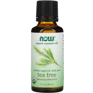 100% Olejek Tea Tree Certified Organic 30 ml NOW FOODS