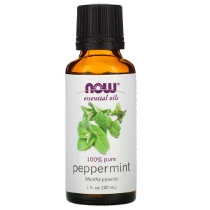 100% Olejek z Mięty pieprzowej  Peppermint  Mięta pieprzowa 30 ml NOW FOODS