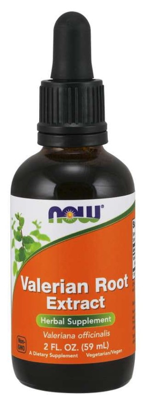 Waleriana Kozłek Lekarski Valerian Root  59 ml NOW FOODS