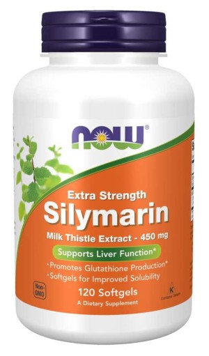Silymarin  Sylimaryna z Ostropestu Plamistego 120 kapsułek Now Foods