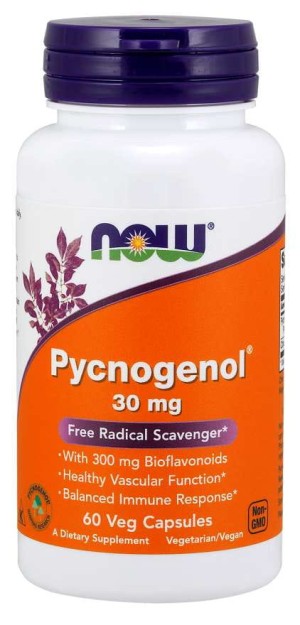 Pycnogenol 30 mg 60 kapsułek Now Foods