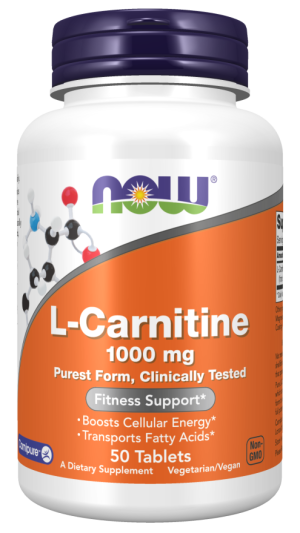 L - Carnitin L - Carnitin 1000 mg 50 Tabletten NOW FOODS