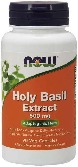 Holy Basil Extract  Tulsi  Bazylia 90 kapsułek Now Foods