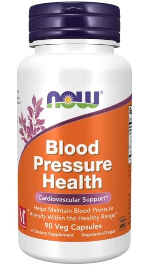 Blood Pressure Health Wspiera funkcjonowanie układu sercowo-naczyniowego 90 kapsułek NOW FOODS