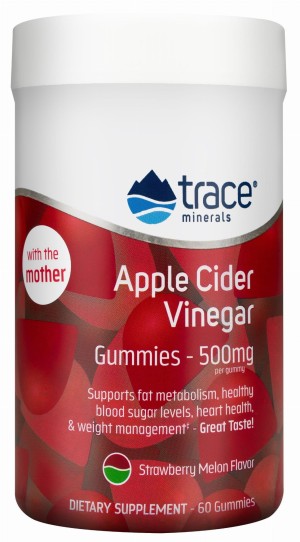 Ocet jabłkowy w formie żelek Apple Cider Vinegar Gummies 60 żelek  TRACE MINERALS