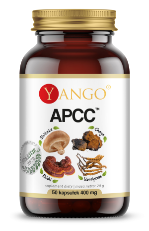 APCC™  reishi, kordyceps, shitake, chaga 50 kapsułek