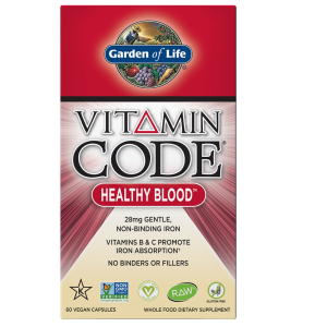 Vitamin Code RAW Healthy Blood 60 kapsułek Garden of Life