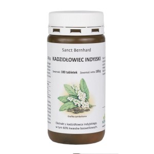 Sanct Bernhard koncentrat Kadzidłowiec Indyjski 400 mg 180 tabletek