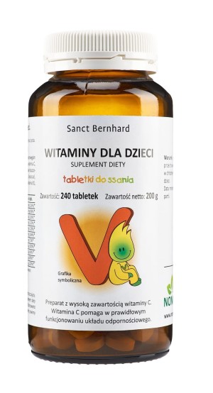 KinderVitamin 240 tabletek Kräuterhaus Sanct Bernhard KG