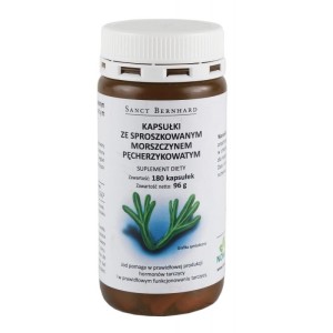 Morszczyn Pęcherzykowaty 180 kapsułek Kräuterhaus Sanct Bernhard KG