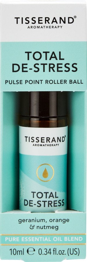 Total DeStress Pulse Point Roller Ball 10 ml Tisserand Aromatherapy