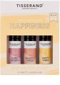 The Little Box of Happiness  Zestaw olejków eterycznych rollon na lepsze samopoczucie 3 x 10 ml Tisserand Aromatherapy