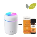 Zestaw Dyfuzor do olejków Appio kolor biały + Olejek Pomarańczowy Orange Organic  9 ml TISSERAND