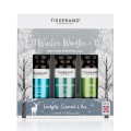 Set mit 3 ätherischen Winterwaldölen in einer Weihnachtspackung mit 3 x 9 ml TISSERAND