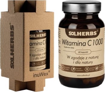 WITAMINA C 60 KAPSUŁEK (1000 mg) - SOLHERBS