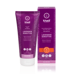 KHADI Lavendel sanftes Shampoo für empfindliche Kopfhaut