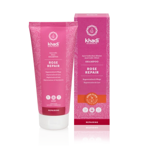 Intensiv pflegendes Haarshampoo Rose KHADI