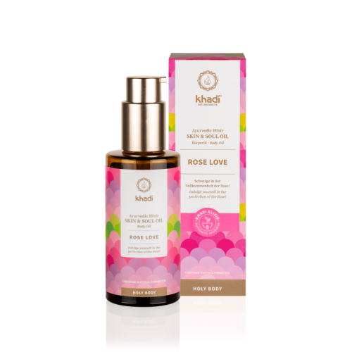 Pflegendes Skin & Soul Öl – Rosenliebe KHADI