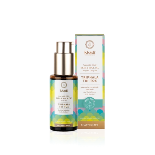 Ayurvedisches Lymphmassageöl - Triphala tri - tox - Shakti Shape KHADI