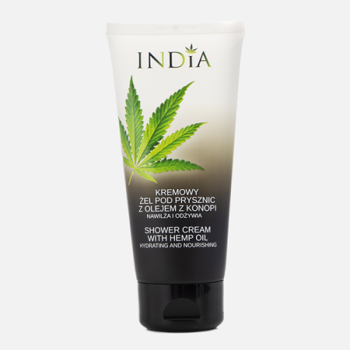 Cremiges Duschgel mit Hanföl 200ml INDIA COSMETICS