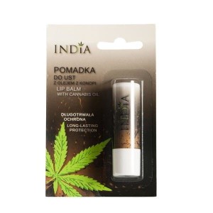 Farbloser Lippenstift mit Hanföl von INDIA COSMETICS