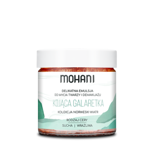 Eine sanfte Gesichtsreinigungs- und Make-up-Entferner-Lotion mit beruhigendem MOHANI-Gelee