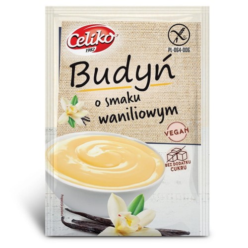 Budyń o smaku waniliowym bez glutenu Celiko, 40g