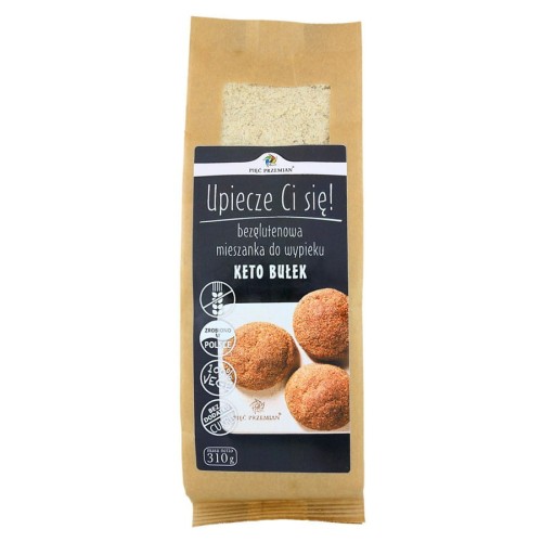 Mieszanka na keto bułki bezglutenowe 310g Pięć Przemian