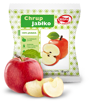 Jabłko naturalne plasterki 18g CRISPY
