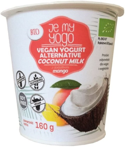 COCONUT DESSERT WITH MANGO GLUTEN-FREE BIO 160 g - KOKO YOGO