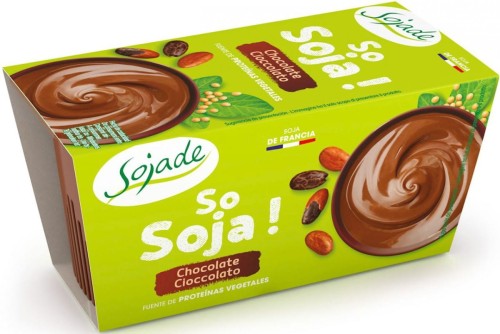 DESSERT DE SOYA BIO CHOCOLAT SANS GLUTEN (2 x 100 g) - SOJADE