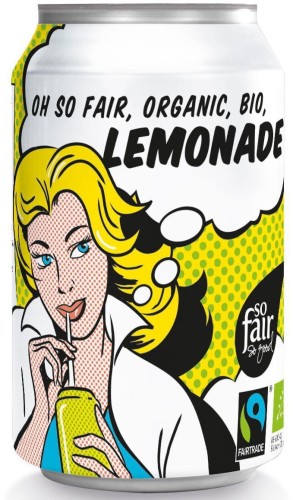 LIMONADE FAIR TRADE BIO 330 ml (BLIK) - OXFAM