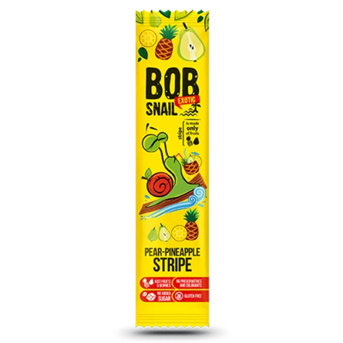 Stripe Birnensnack - Ananas 14g BOB SNAIL