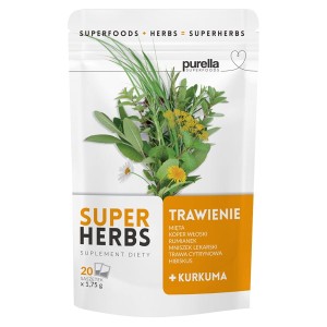 Mieszanka ziół - Trawienie Purella Superfoods, 20 sasz. x 1,75g