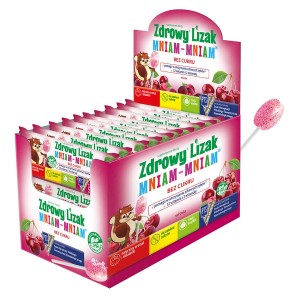 Lizak wiśnia 6g Zdrowy Lizak
