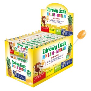 Lizak ananas 6g Zdrowy Lizak