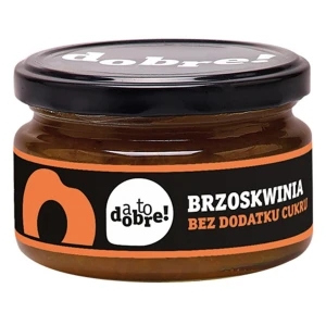 Brzoskwinia bez dodatku cukru o konsystencji konfitury A To Dobre!, 210g