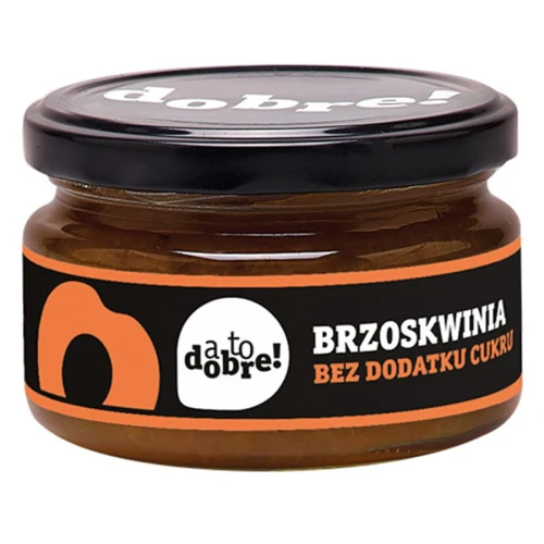 Brzoskwinia bez dodatku cukru o konsystencji konfitury A To Dobre!, 210g