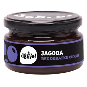 Jagoda bez dodatku cukru o konsystencji konfitury A To Dobre!, 230g