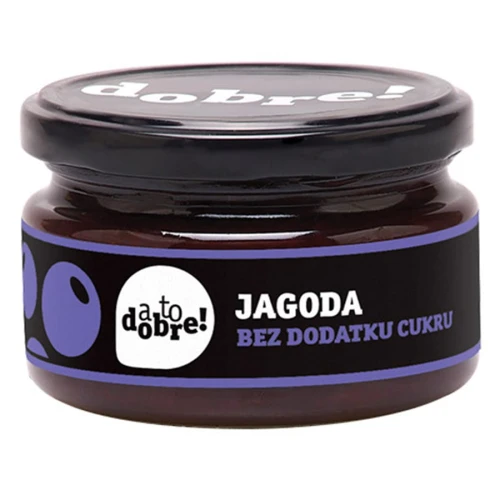 Jagoda bez dodatku cukru o konsystencji konfitury A To Dobre!, 230g