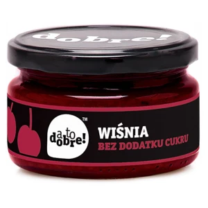 Wiśnia bez dodatku cukru o konsystencji konfitury A To Dobre!, 215g