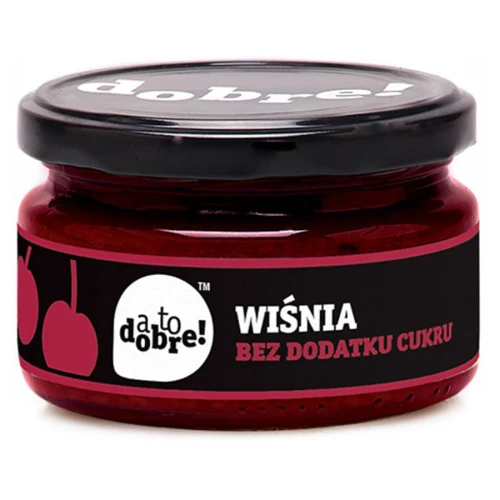 Wiśnia bez dodatku cukru o konsystencji konfitury A To Dobre!, 215g