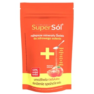 SUPERSÓL Minerały do solenia 500g 53% mniej sodu