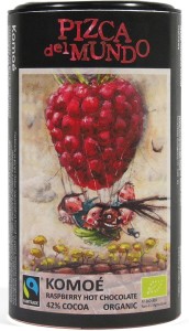 HOT CHOCOLATE KOMOE RASPBERRY FAIR TRADE BIO 250 g - PIZCA DEL MUNDO