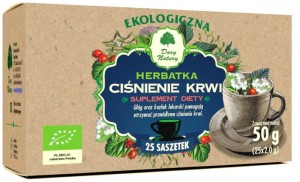 HERBATKA CIŚNIENIE KRWI BIO (25 x 2 g) - DARY NATURY