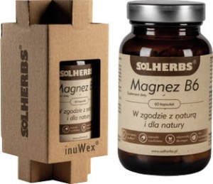 MAGNEZ + WITAMINA B6 60 KAPSUŁEK (94 mg + 0,7 mg) - SOLHERBS