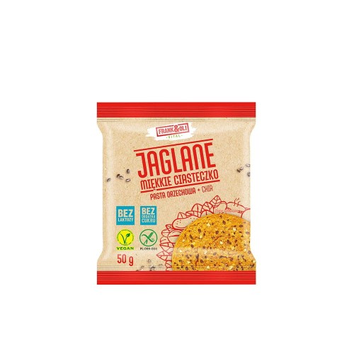 Ciasteczko pasta orzechowa + Chia bez dodatku cukru 50 g