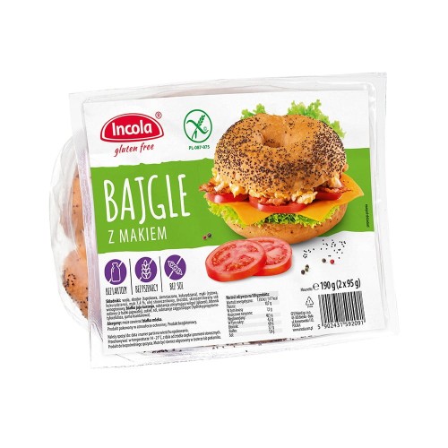 Bajgle z makiem bezglutenowe 190 g GFS Poland