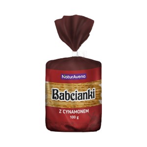 Babcianki z cynamonem 100 g NATURAVENA