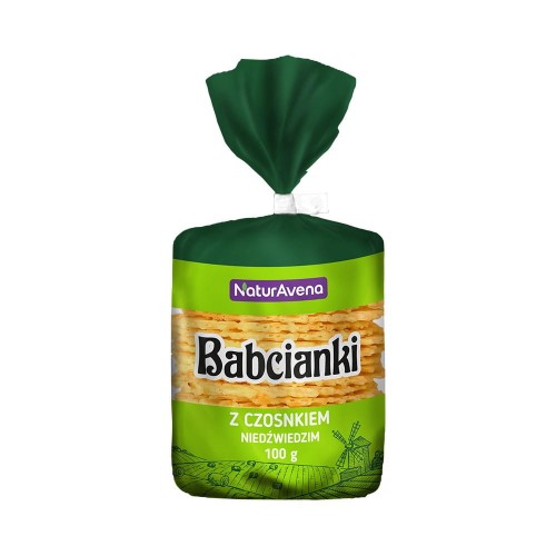 Babcianki z czosnkiem niedźwiedzim 100 g NATURAVENA